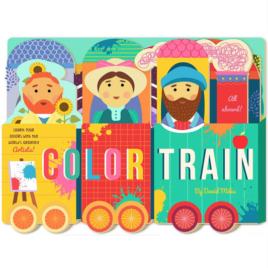 Color Train Folding Book