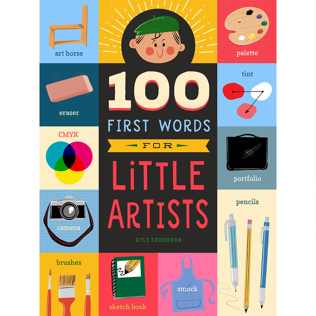 100 First Words for Little Artists Book