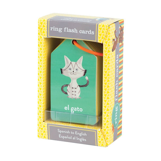Chronicle Books - Spanish to English Ring Flash Cards