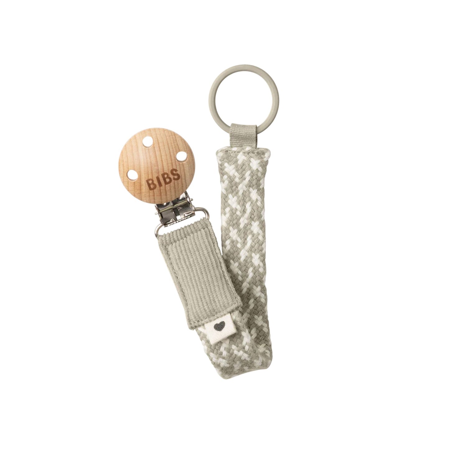 BIBS - Pacifier Clip - Sand/Ivory