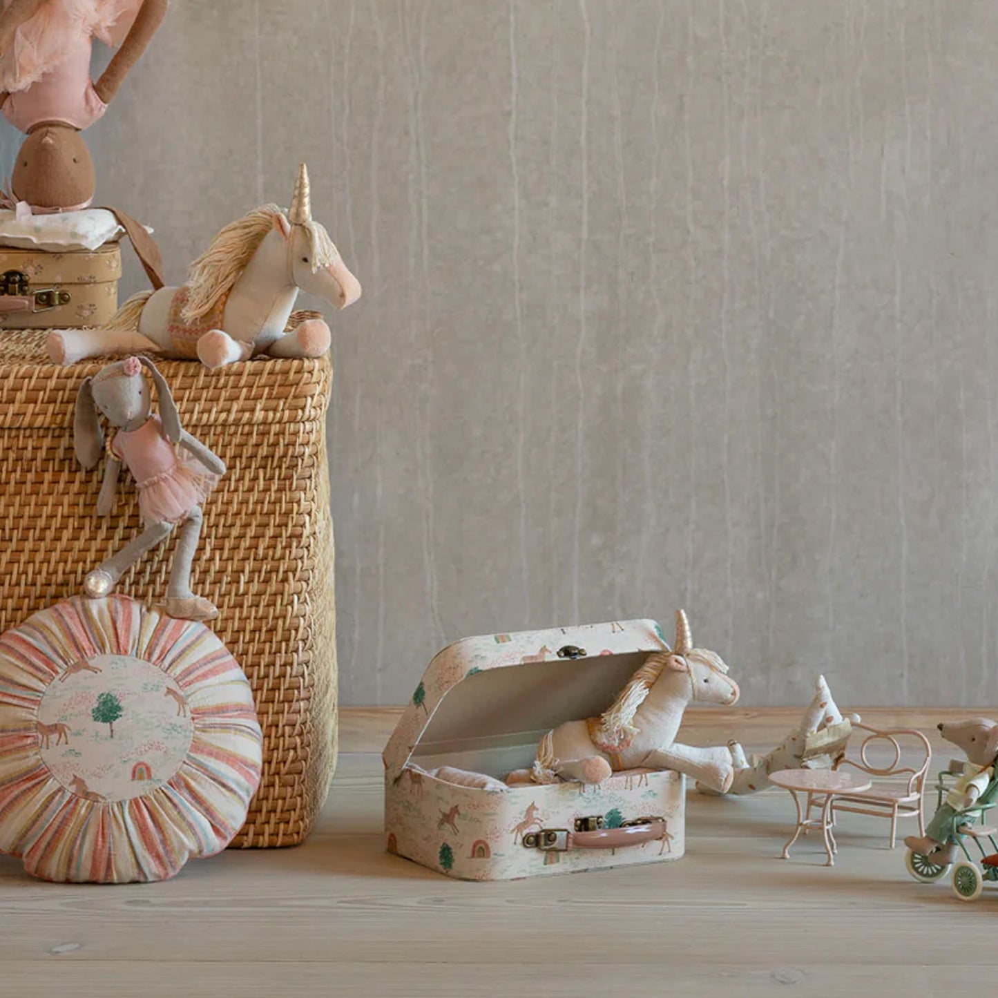 Maileg Suitcase Set, 2 pcs - Unicorn