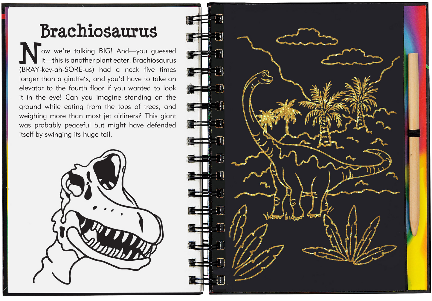 Peter Pauper Press - Jurassic & Beyond Scratch and Sketch