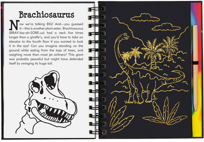 Peter Pauper Press - Jurassic & Beyond Scratch and Sketch