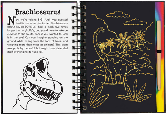 Peter Pauper Press - Jurassic & Beyond Scratch and Sketch