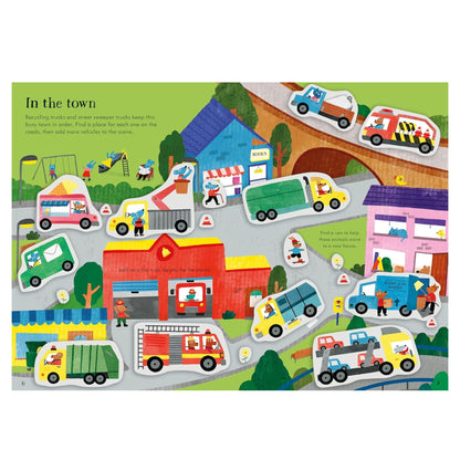 Usborne - Little First Stickers Tractors & Trucks
