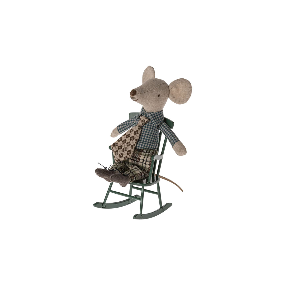 Maileg - Rocking Chair Mouse Dark Green