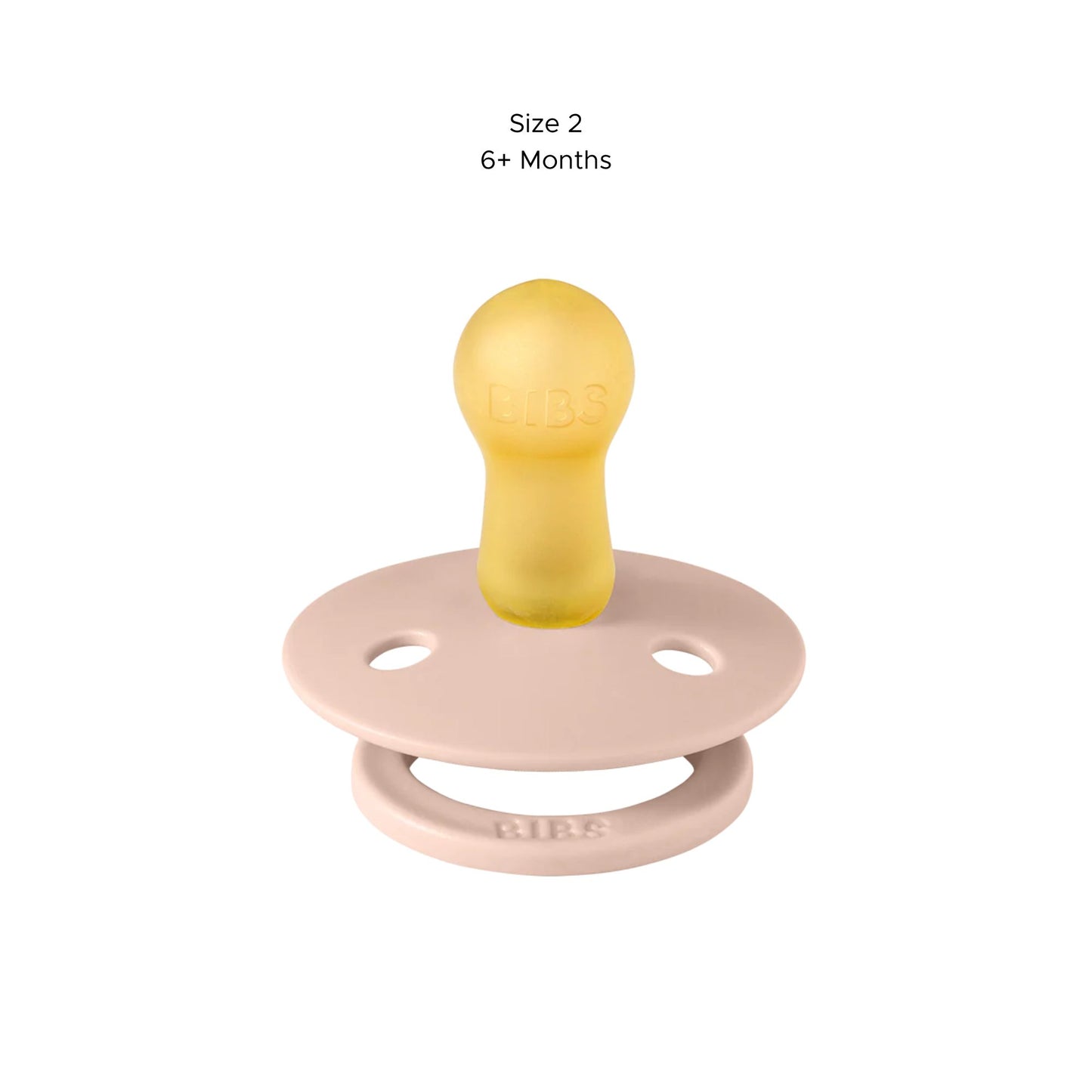 BIBS - STUDIO Colour 2 Pack Ladybug Pacifiers - Blush/Sand