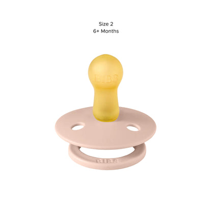 BIBS - STUDIO Colour 2 Pack Ladybug Pacifiers - Blush/Sand