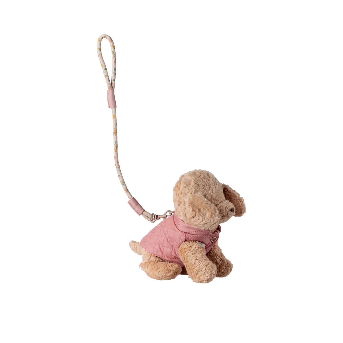 Maileg - Puppy harness and leash, Small - Rose