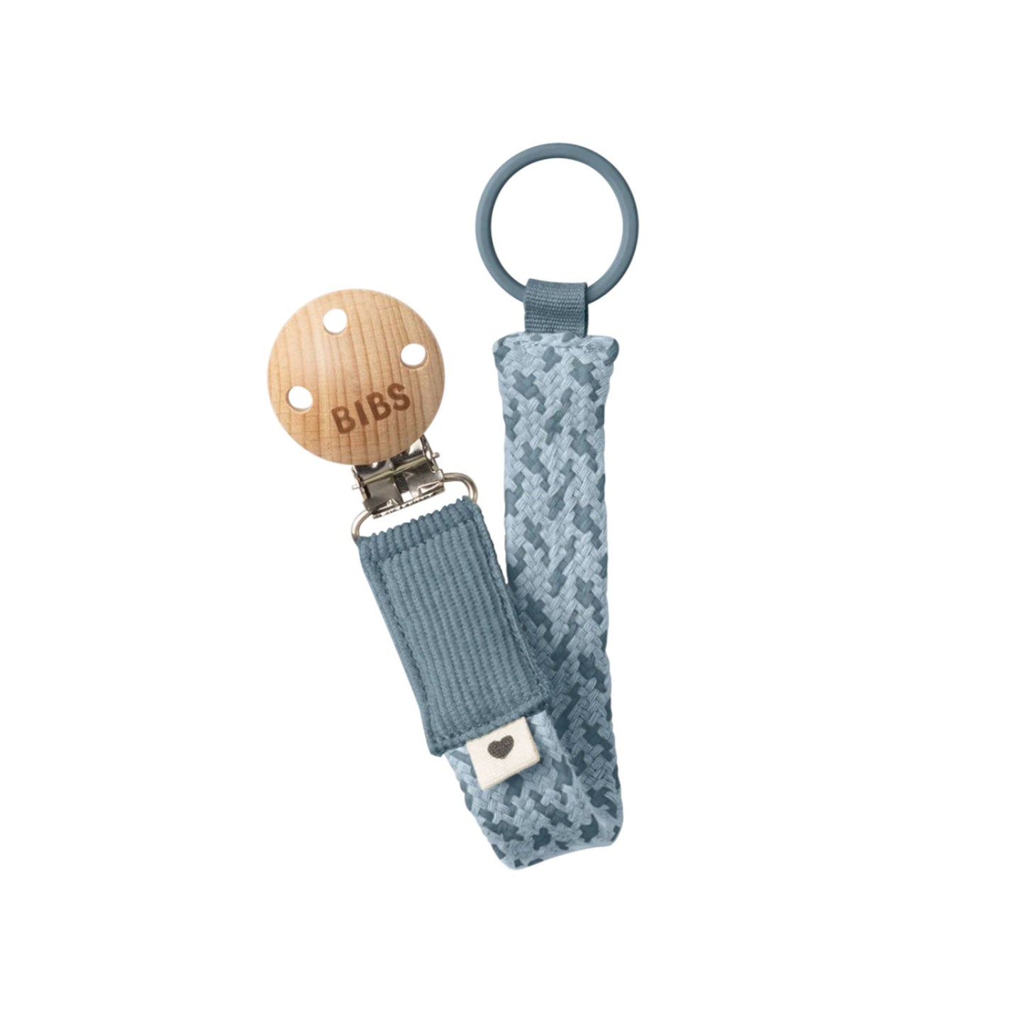 BIBS - Pacifier Clip - Petrol/Baby Blue