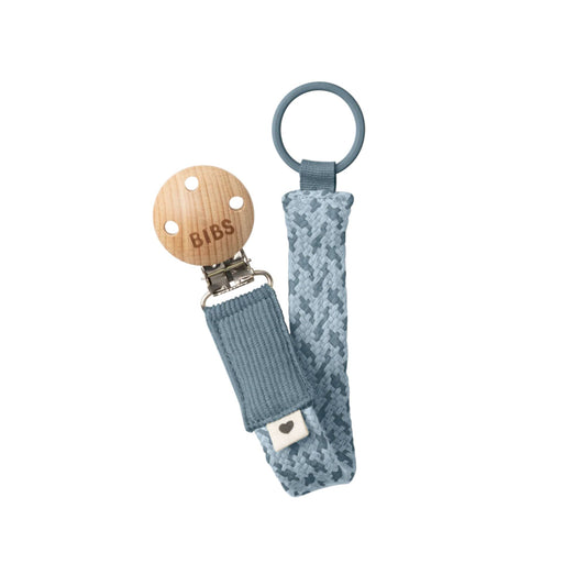 BIBS - Pacifier Clip - Petrol/Baby Blue