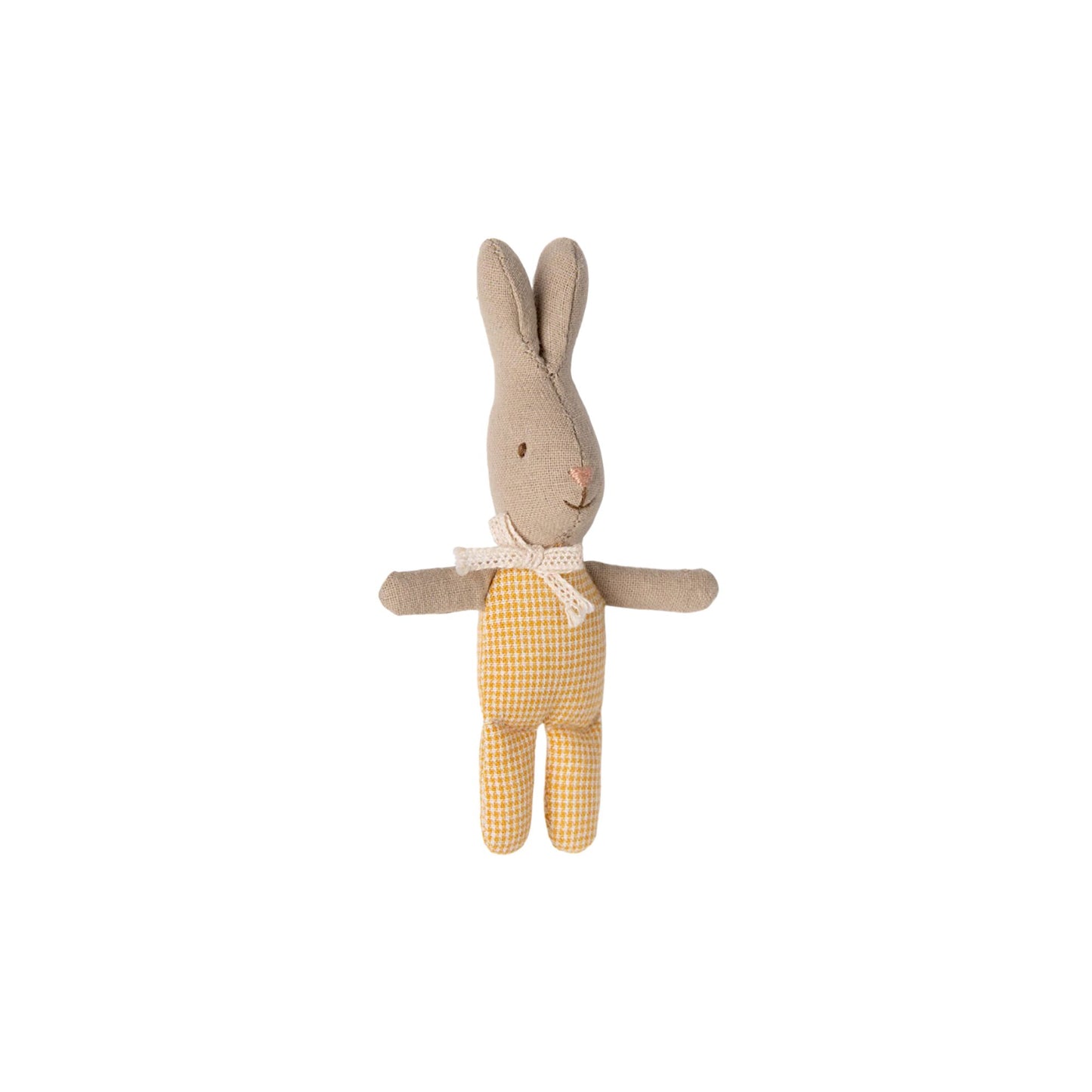 Maileg - Rabbit, My - Yellow Check