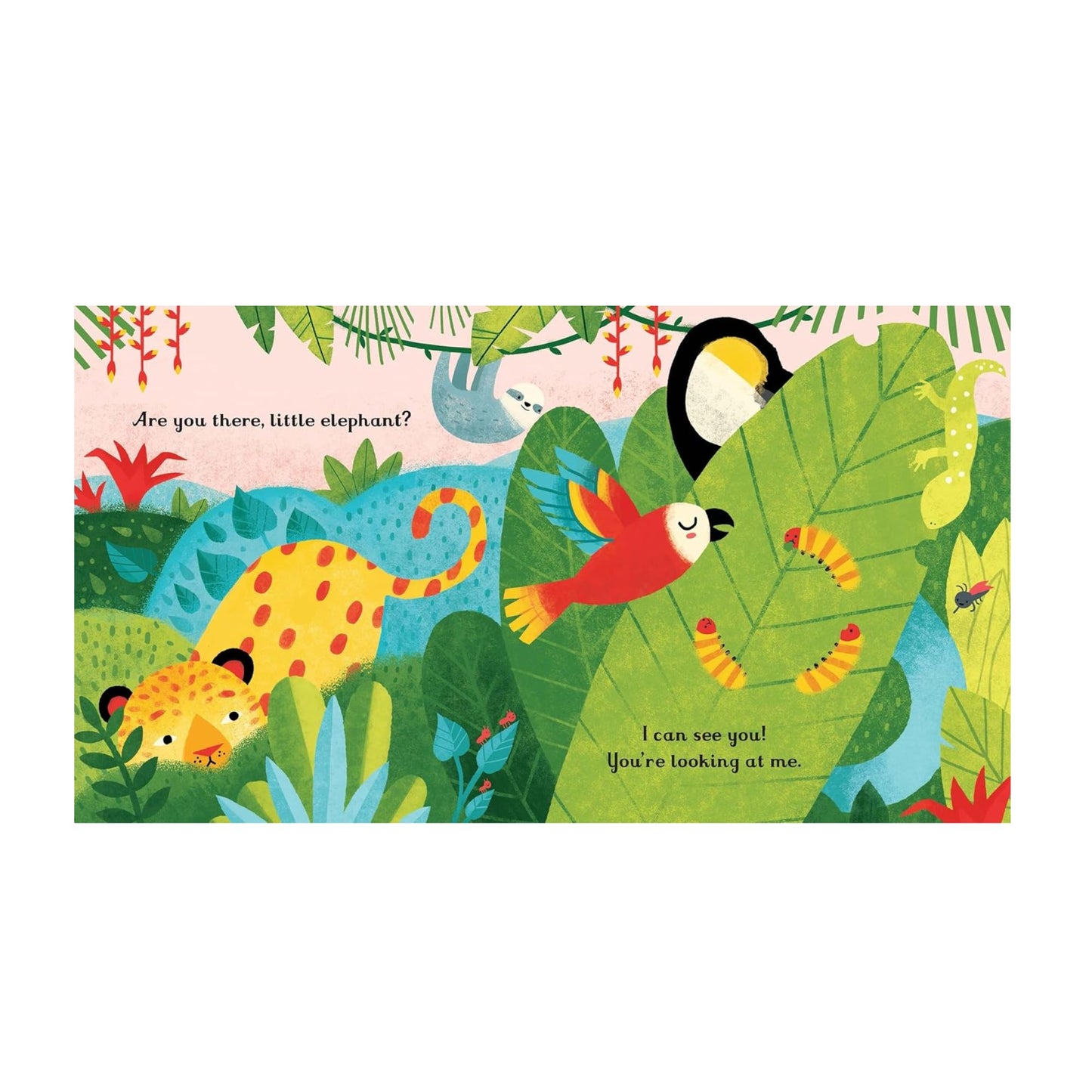 HarperCollins - Are you there Little Elephant? Peek-Through Board Book