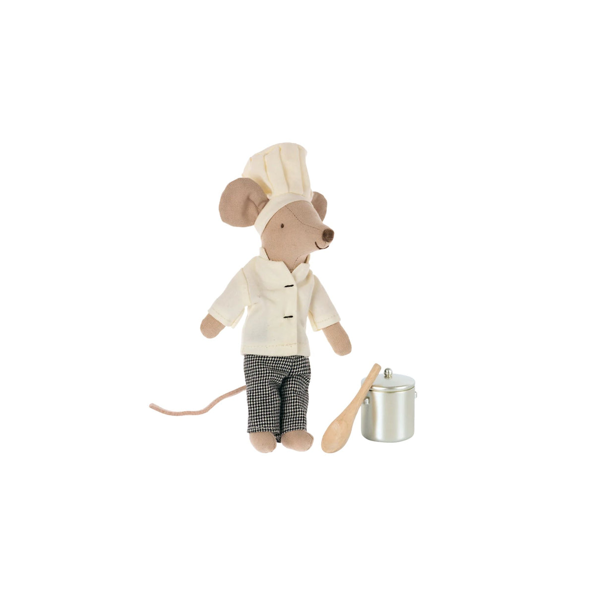Maileg - Chef Mouse with Soup Pot and Spoon