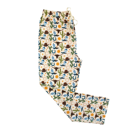 Howdy Western Bamboo Relaxed Lounge Pajama Pants