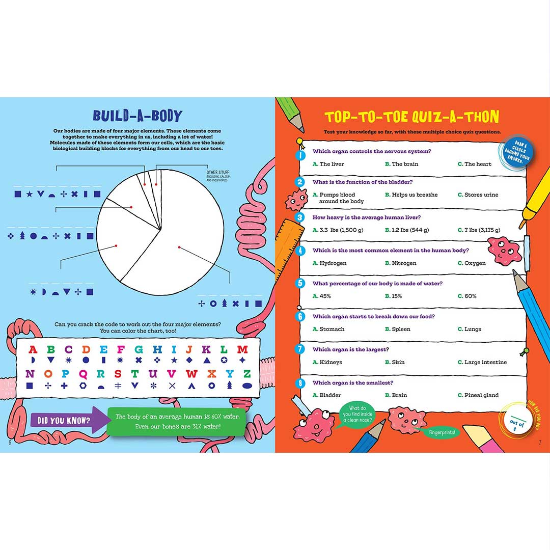 The Human Body Kids Activity Book