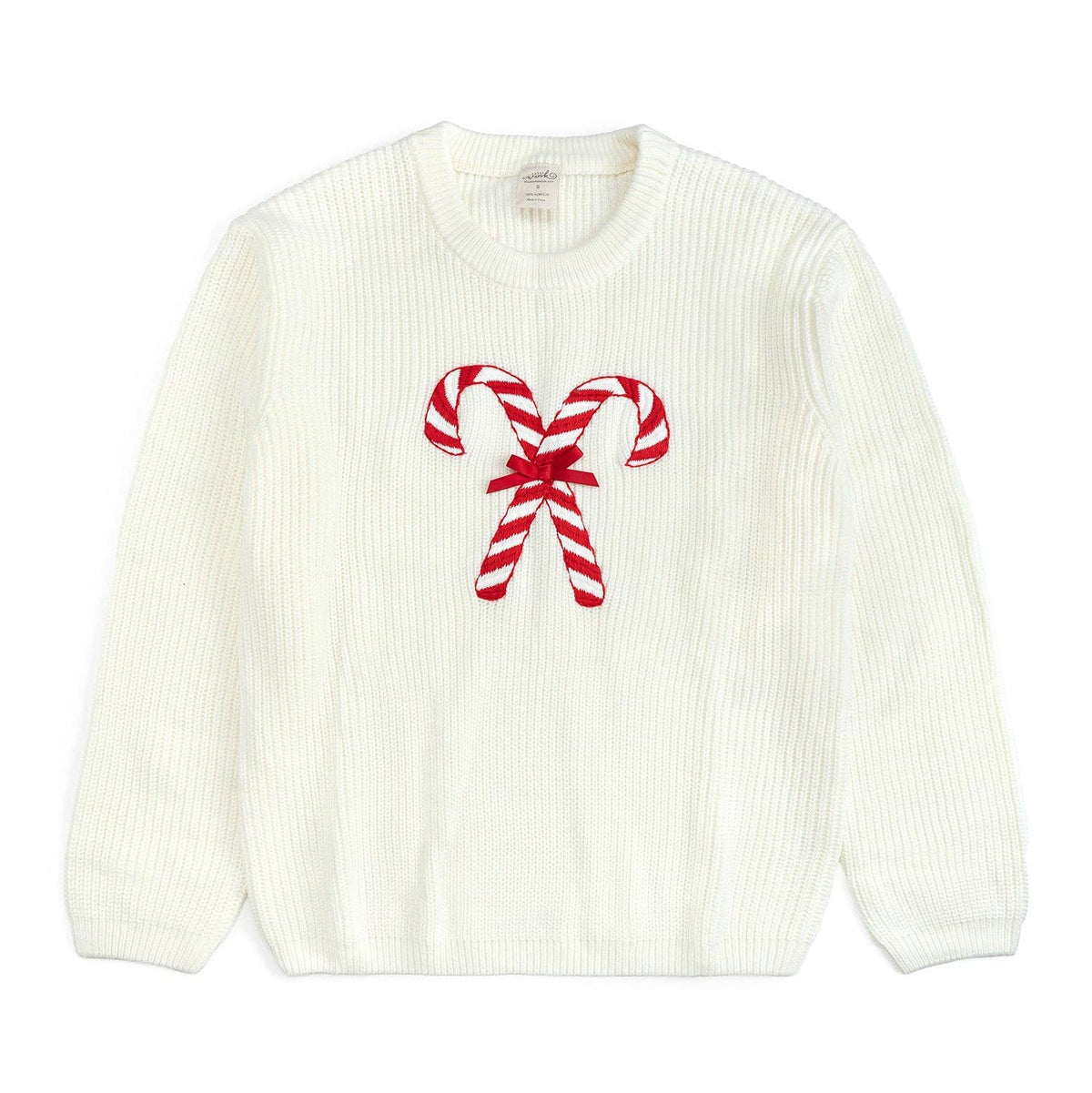 Sweet Wink - Candy Cane Christmas Women's Sweater  - Mommy and Me