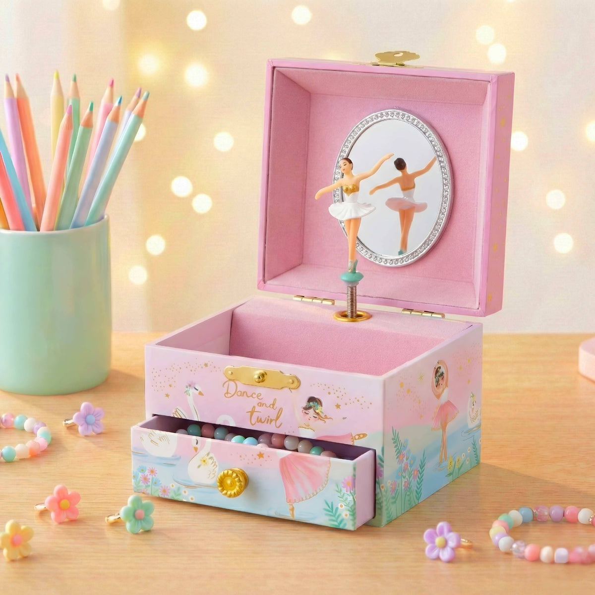 US Toy Company - Ballerina Musical Jewelry Box