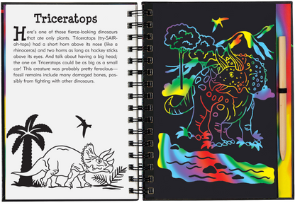 Peter Pauper Press - Jurassic & Beyond Scratch and Sketch