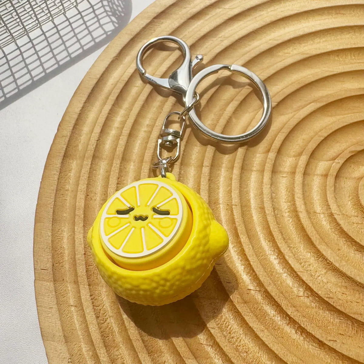 Toynex- Cute Fruit Fidget Button Keychain Stress Relief Toy