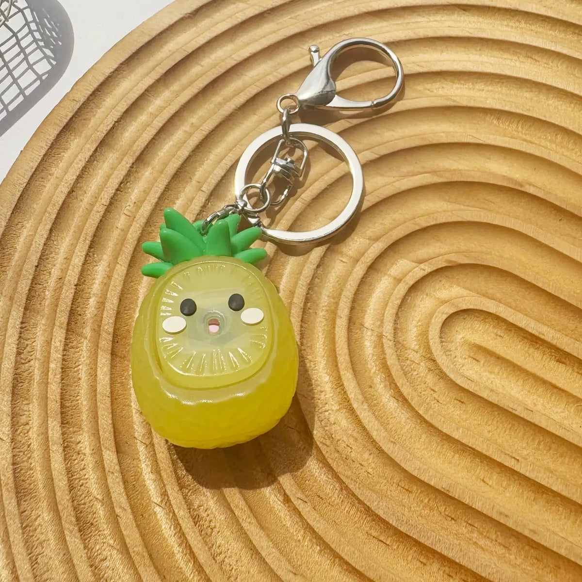 Toynex- Cute Fruit Fidget Button Keychain Stress Relief Toy