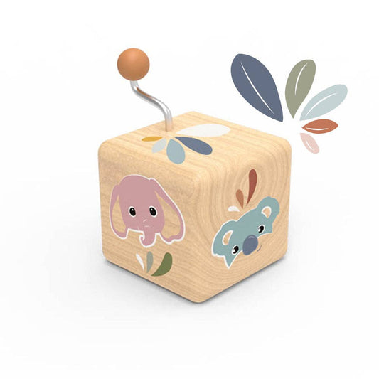 Speedy Monkey - Wooden Music Box