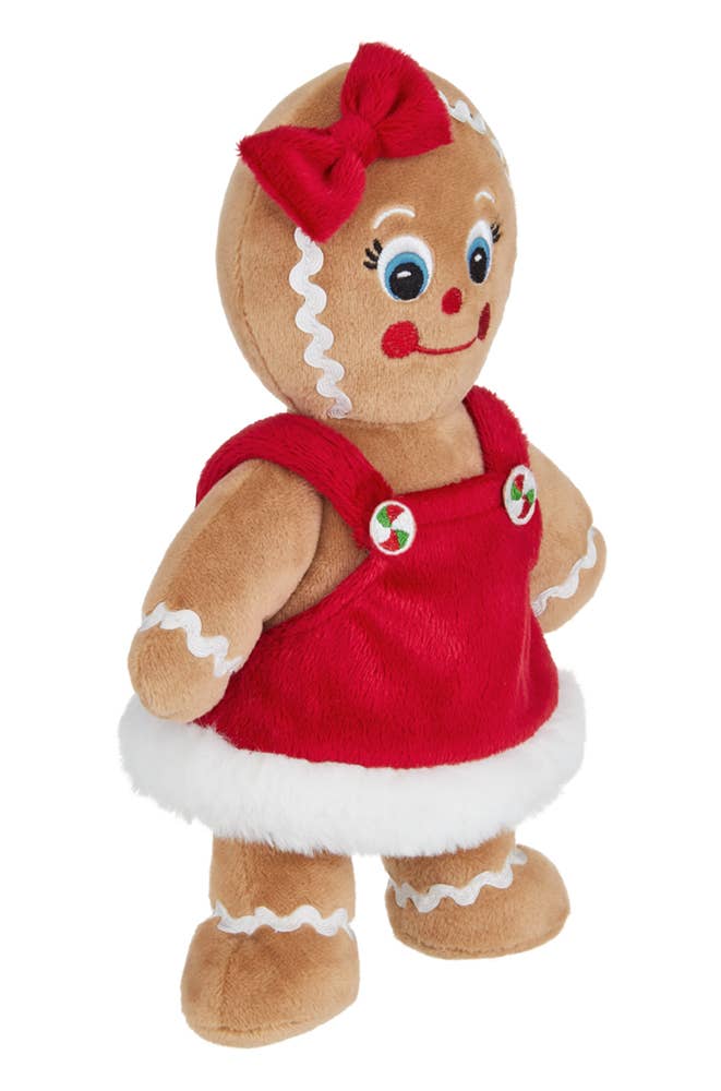 Bearington Collection - Holly Ginger Gingerbread Girl Christmas Plush