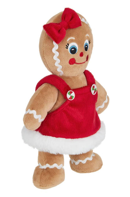 Bearington Collection - Holly Ginger Gingerbread Girl Christmas Plush