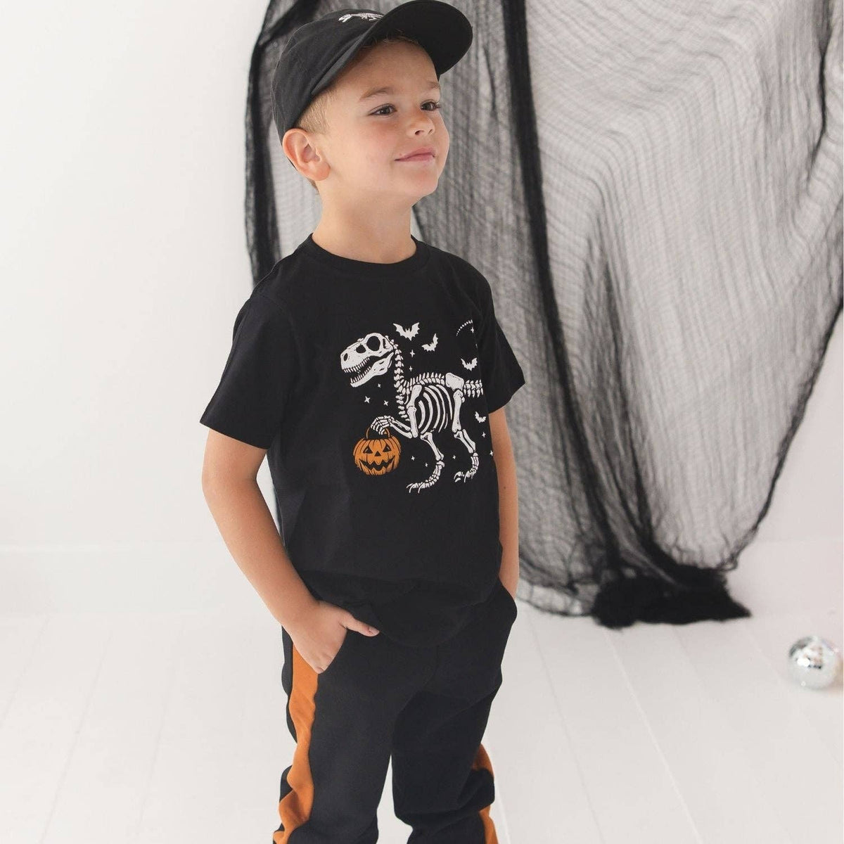 Sweet Wink - Dinosaur Skeleton Halloween Short Sleeve T-Shirt