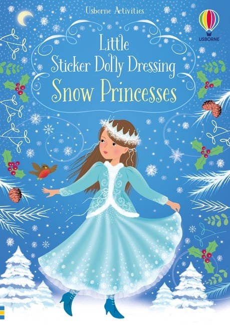 HarperCollins - Little Sticker Dolly Dressing Snow Princess : Usborne