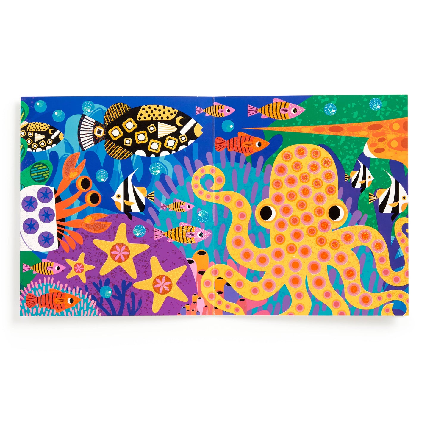 Chronicle Books - Ocean Life Sticker Sparkle Poster Activity Kit