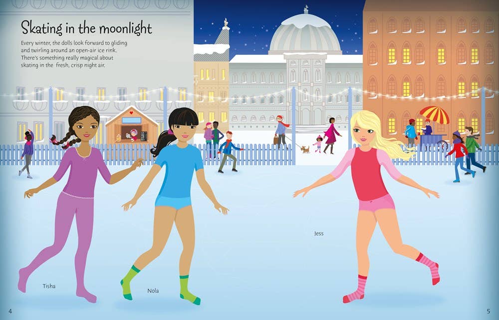 HarperCollins - Sticker Dolly Dressing Winter Wonderland : Usborne