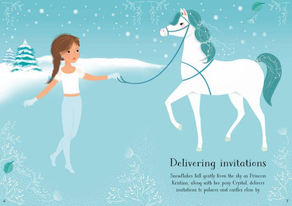 HarperCollins - Little Sticker Dolly Dressing Snow Princess : Usborne