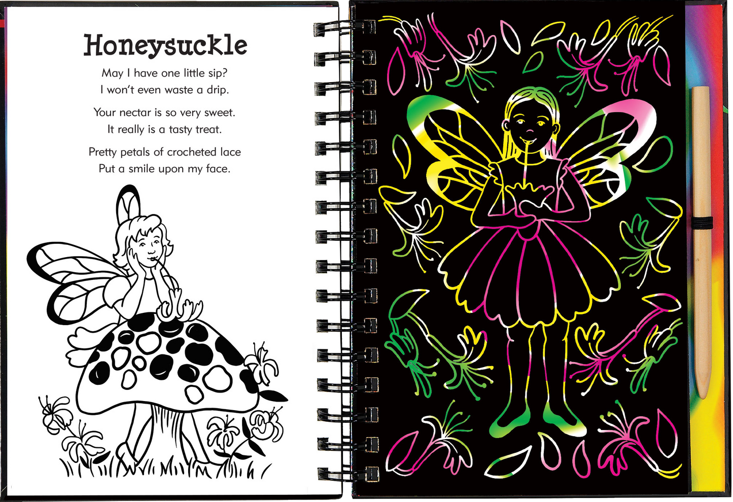 Peter Pauper Press - Garden Fairies Scratch and Sketch