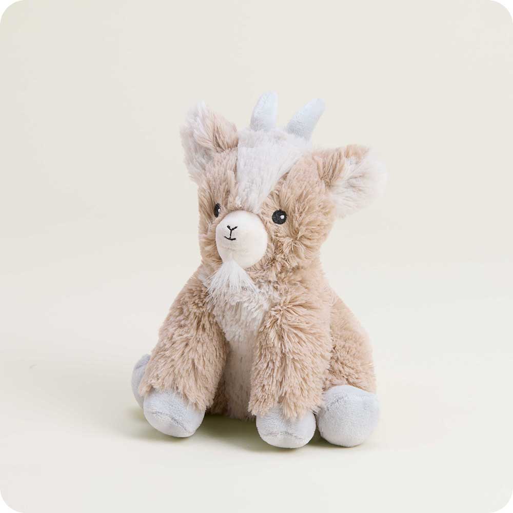 Warmies: America’s Favorite Microwave Plush Brand - Goat Warmies Junior Weighted lavender scented Plush 9 inch
