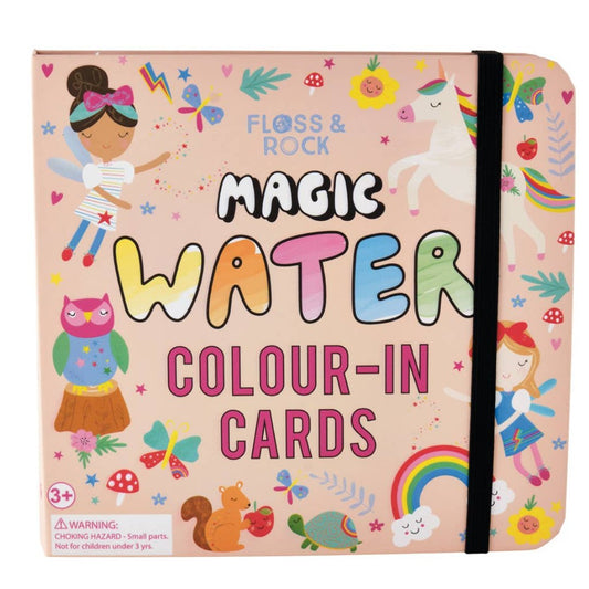 Princess themed color card art book with reusable water pen