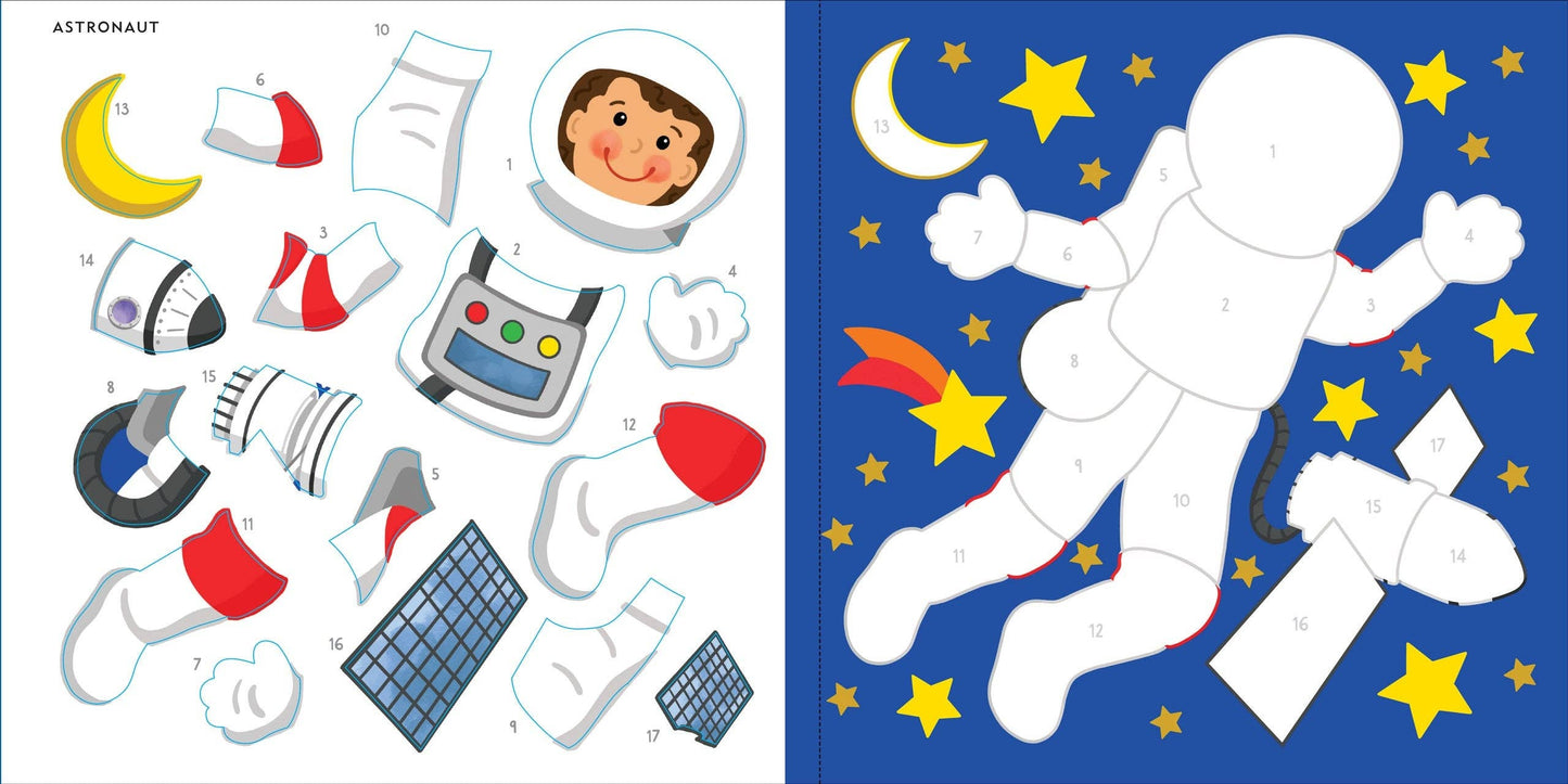 Peter Pauper Press - My First Color-By-Sticker Book -- Outer Space