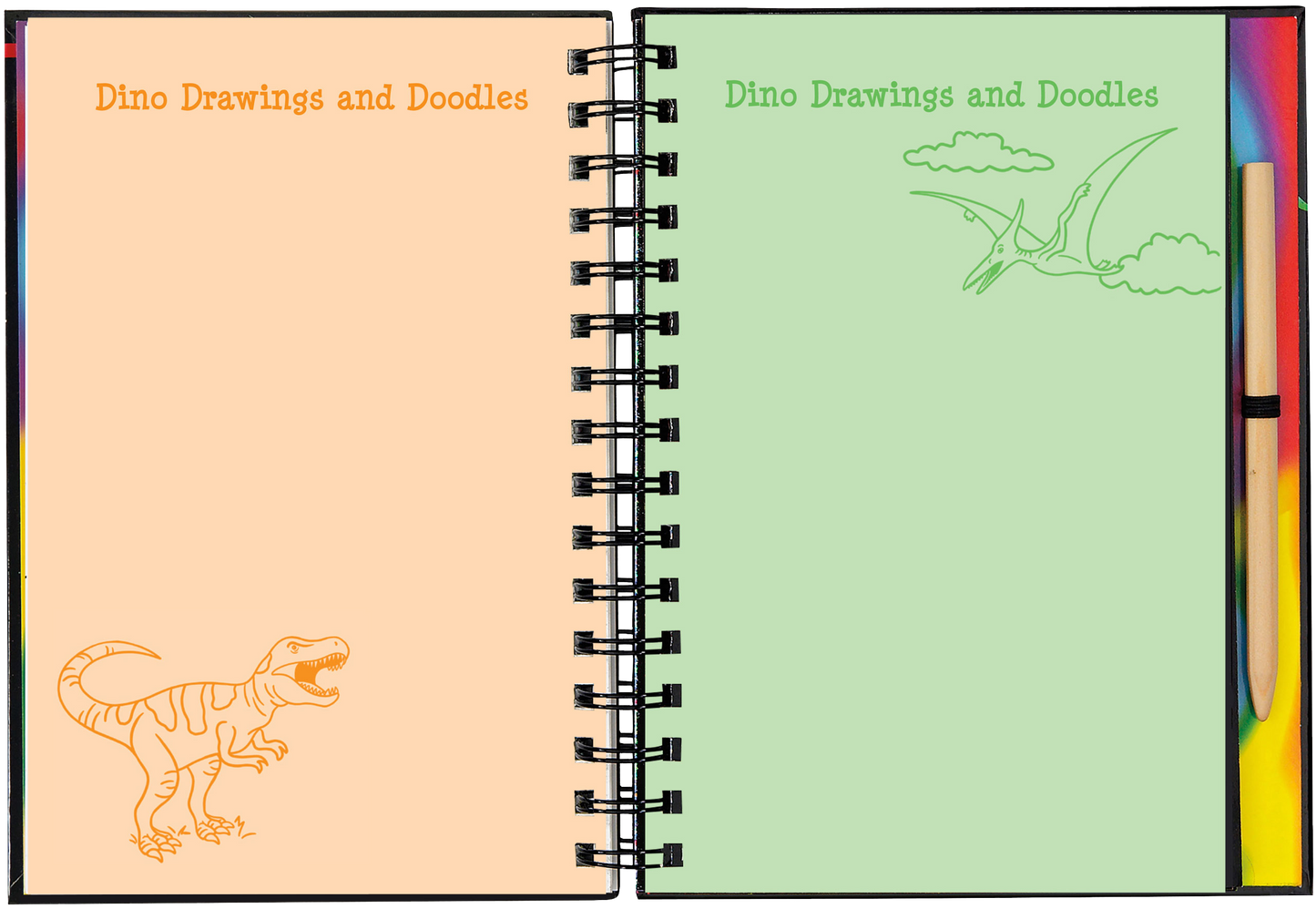 Peter Pauper Press - Jurassic & Beyond Scratch and Sketch