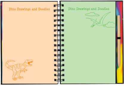 Peter Pauper Press - Jurassic & Beyond Scratch and Sketch