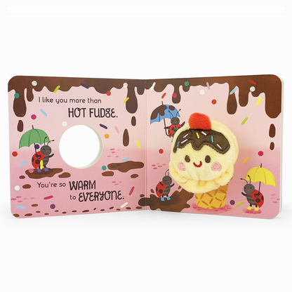 Cottage Door Press - I Like You More Than Ice Cream Puppet Board Book