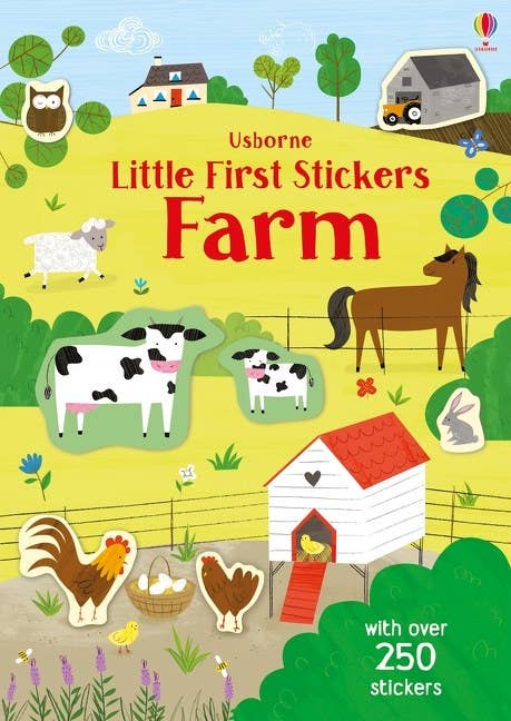 Little First Stickers Farm: Usborne