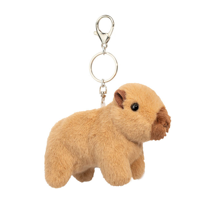 Douglas Toys - Capybara Bag Charm Plush Keyring