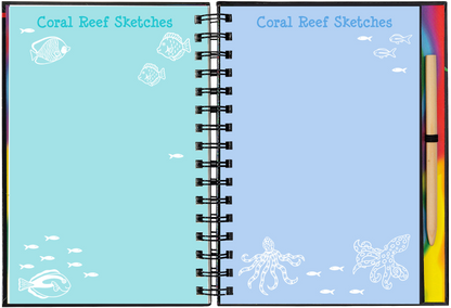 Peter Pauper Press - Coral Reefs Scratch and Sketch