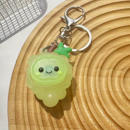 Toynex- Cute Fruit Fidget Button Keychain Stress Relief Toy