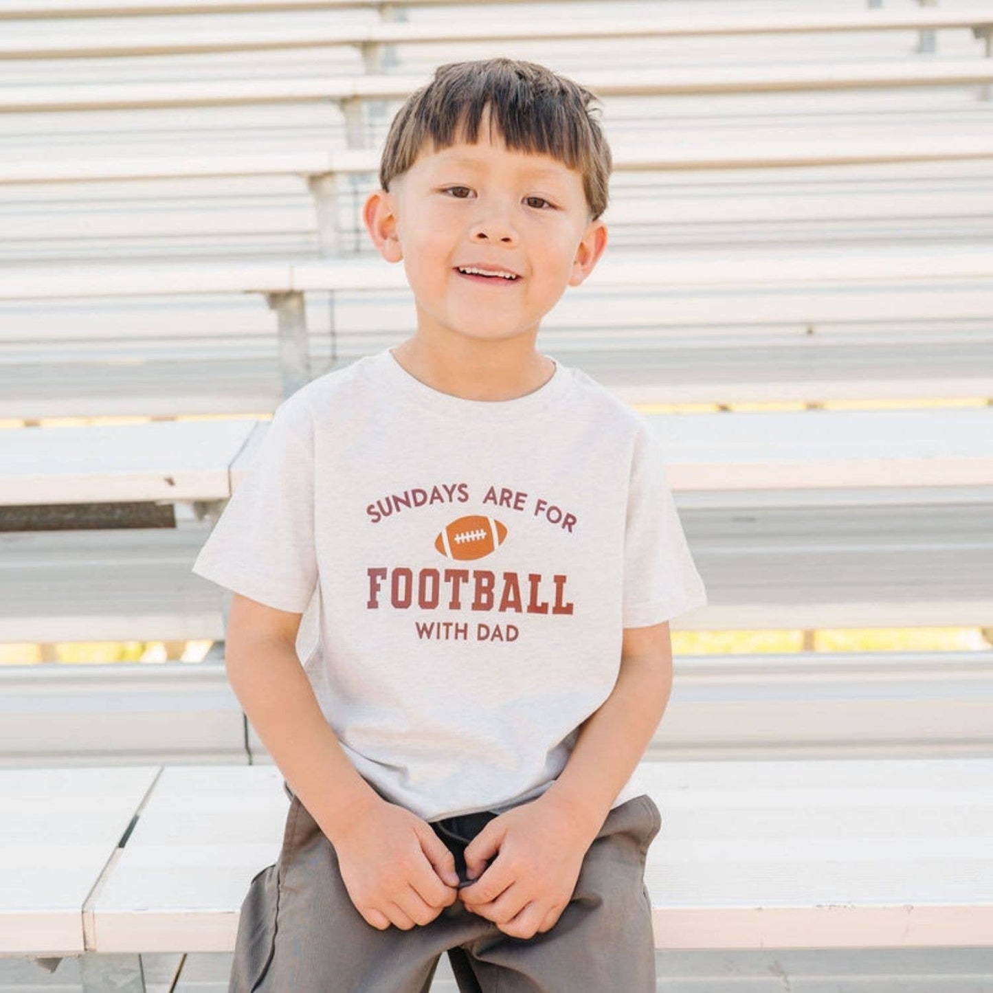 Sweet Wink - Sundays Are For Football Short Sleeve T-Shirt -Boys Clothing