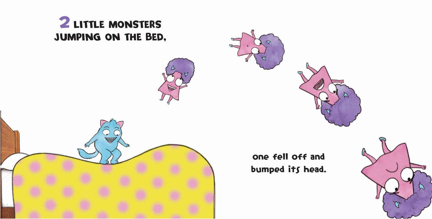 Sourcebooks - Five Little Monsters Jumping on the Bed (BBC)