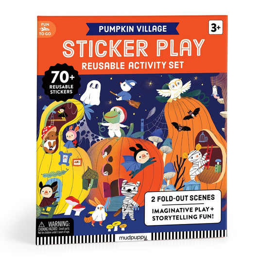 Chronicle Books - Pumpkin Village Sticker Play Reusable Activity Set