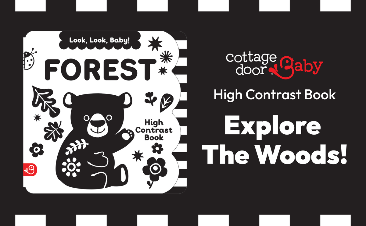 Cottage Door Press - Look, Look, Baby! Forest High Contrast Black & White Book