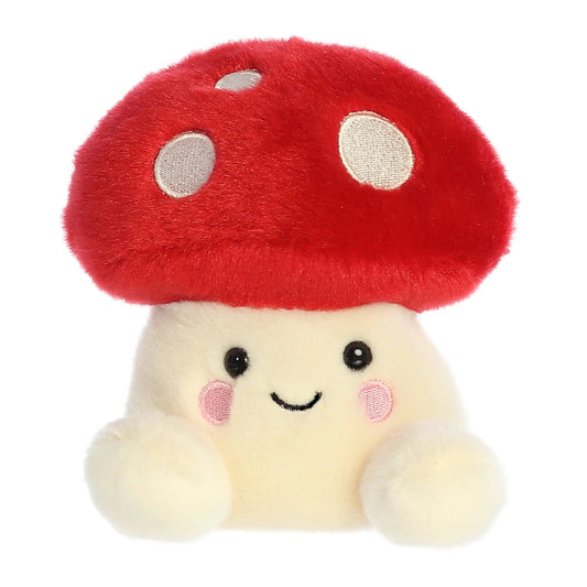 mushroom shaped stuffed animal