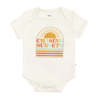 Chasing Sunsets Cotton Baby Onesie